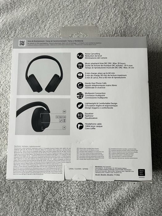 Sluchawki bezprzewodowe Sony WH-CH720N