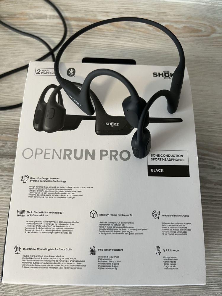 ShokZ OpenRun pro кісткові бездротові навушники