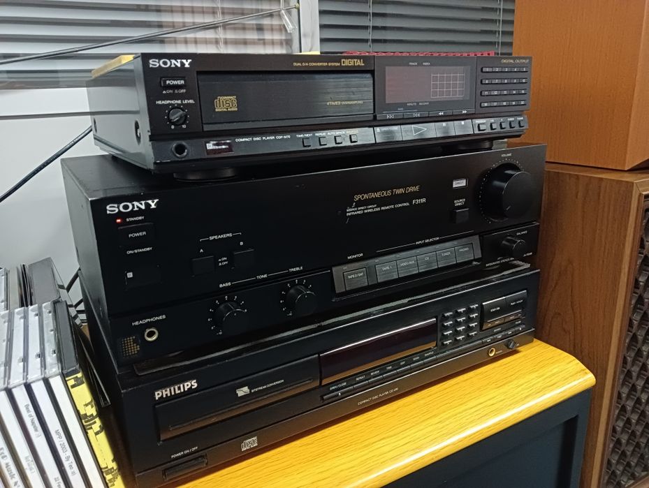 Amplificadores, Deck Cassetes, Leitores CDs, Colunas