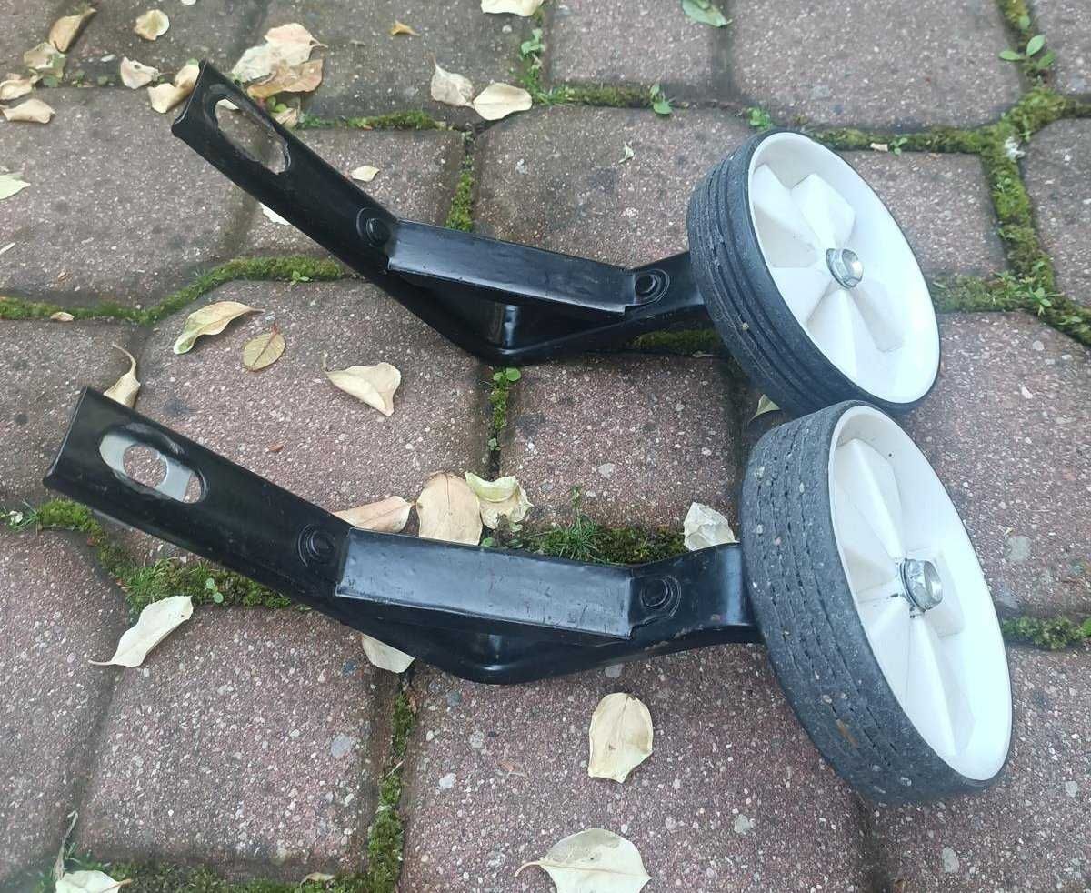 Rower lekki 16" cali Kross Kid Denis + małe kółka + pałąk do trzymania