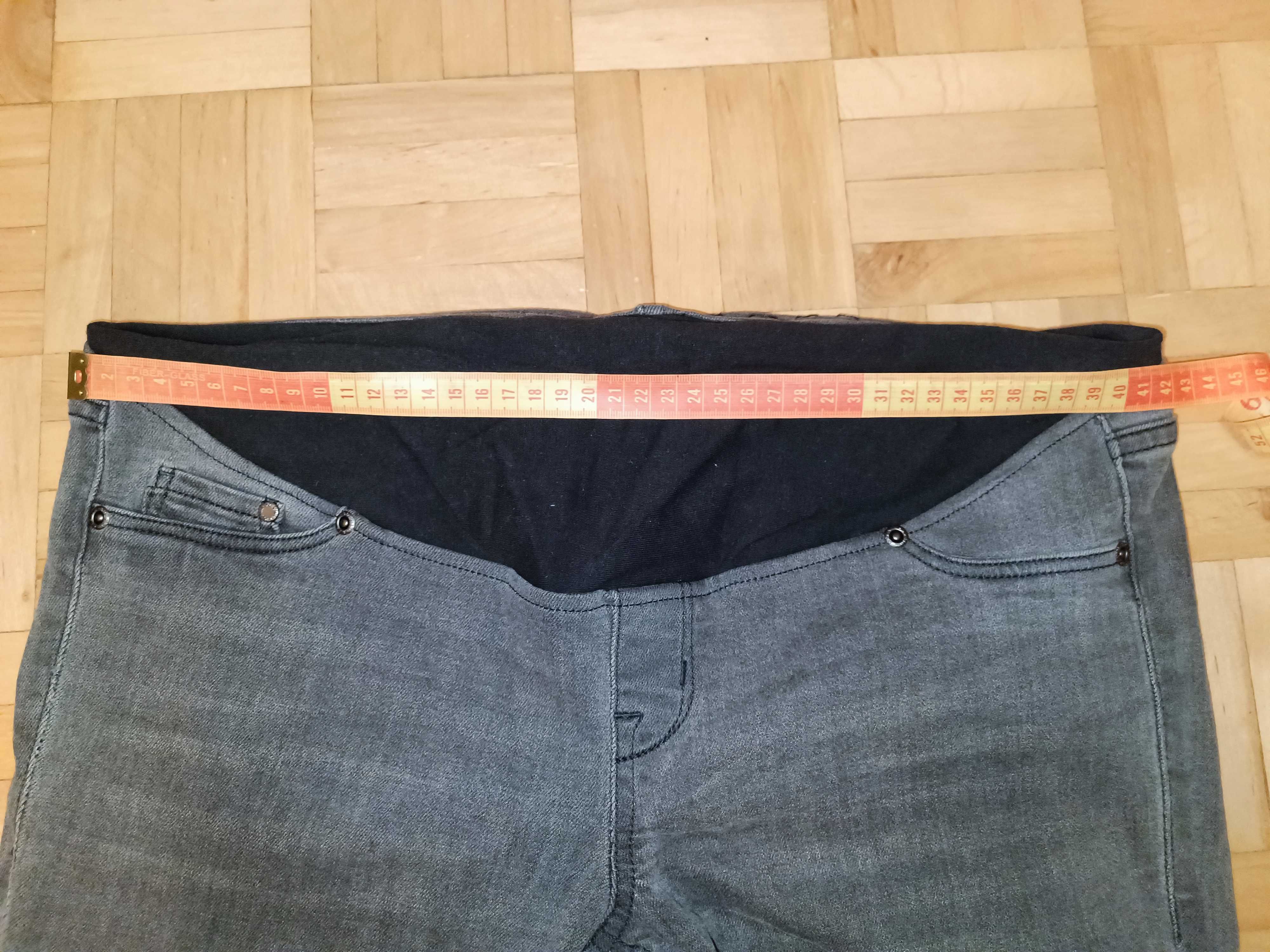 Spodnie ciążowe, jeansy H&M Mama, rozm. 38