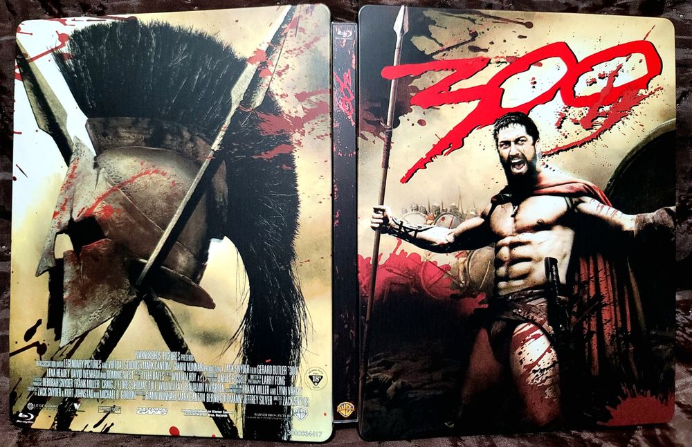 Фильмы в Steelbook Blu Ray (300 Спартанцев, Робин Гуд и др)