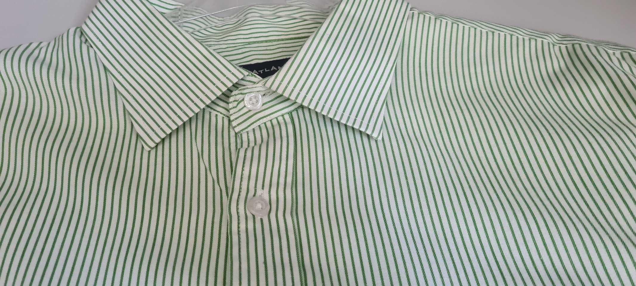Atlant koszula męska w paseczki  roz 3XL/4XL