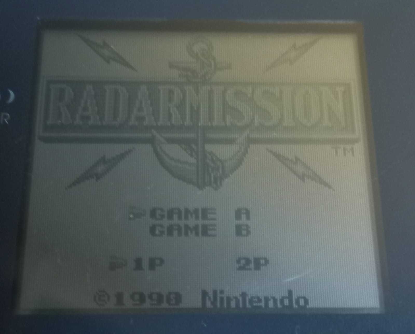 Radar Mission Nintendo prezent gameboy game boy