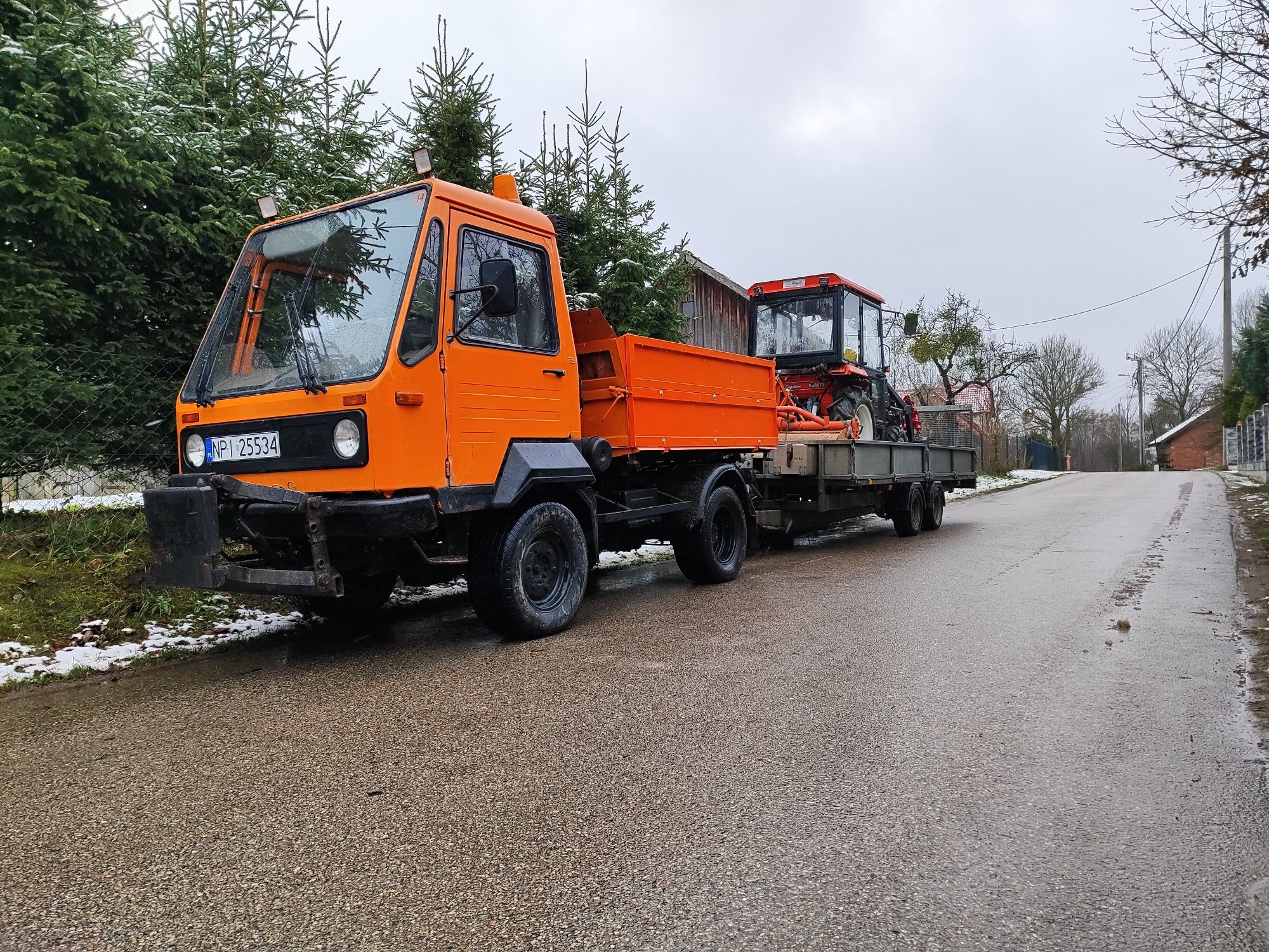 ODŚNIEŻANIE Multicar 4x4 - pług, zamiatarka, wykopy, transport usługi