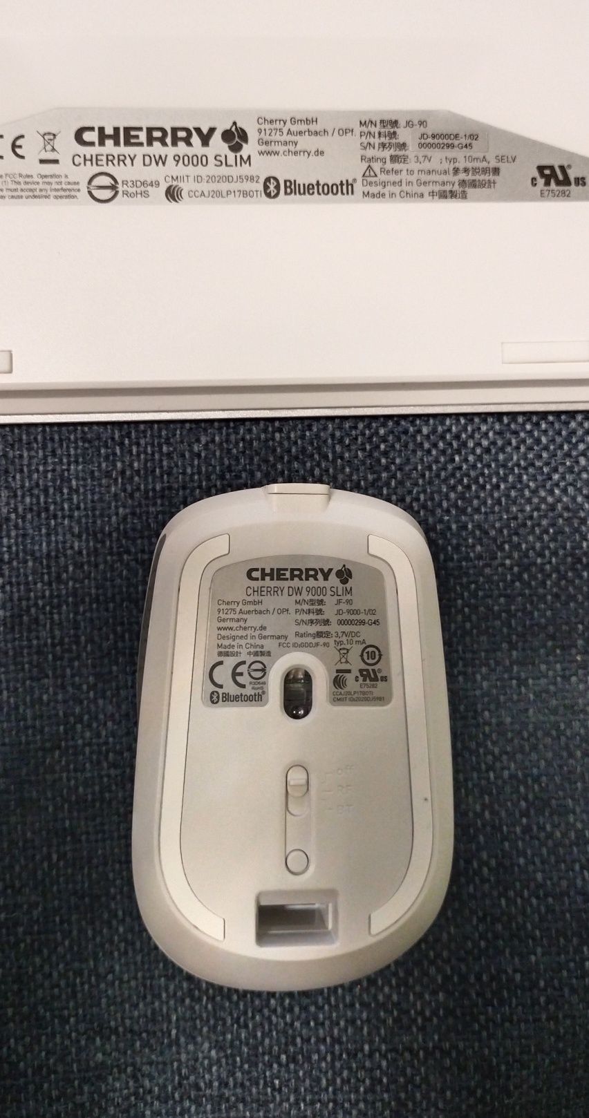 Клавіатура с мишкой CHERRY DW 9000 Slim
