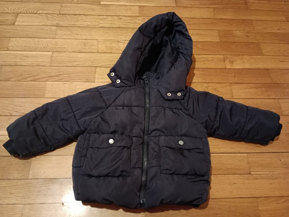 Casaco Azul Escuro da Zara tamanho 18-24M