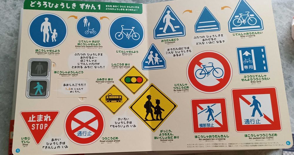 Шикарна Подарункова книга японською про ПДР та повидінку в місті.