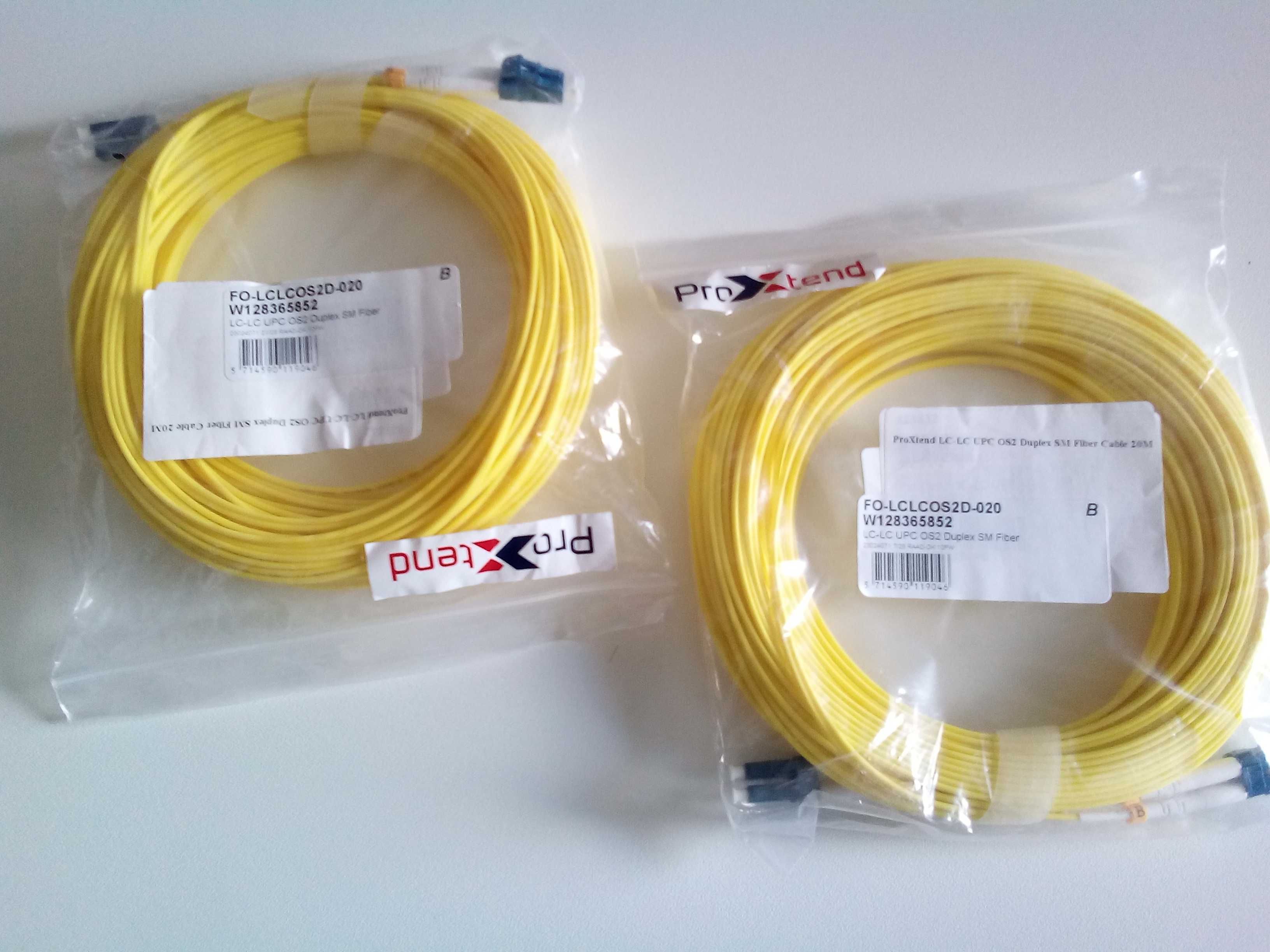 Patchcord światłowodowy LC-LC duplex 20m
