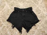 Spodenki damskie jeansowe czarne XS 34