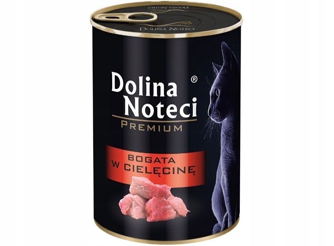 Dolina Noteci Premium 12x 400g Mokra Karma dla Kotów Jagnięcina Kaczka