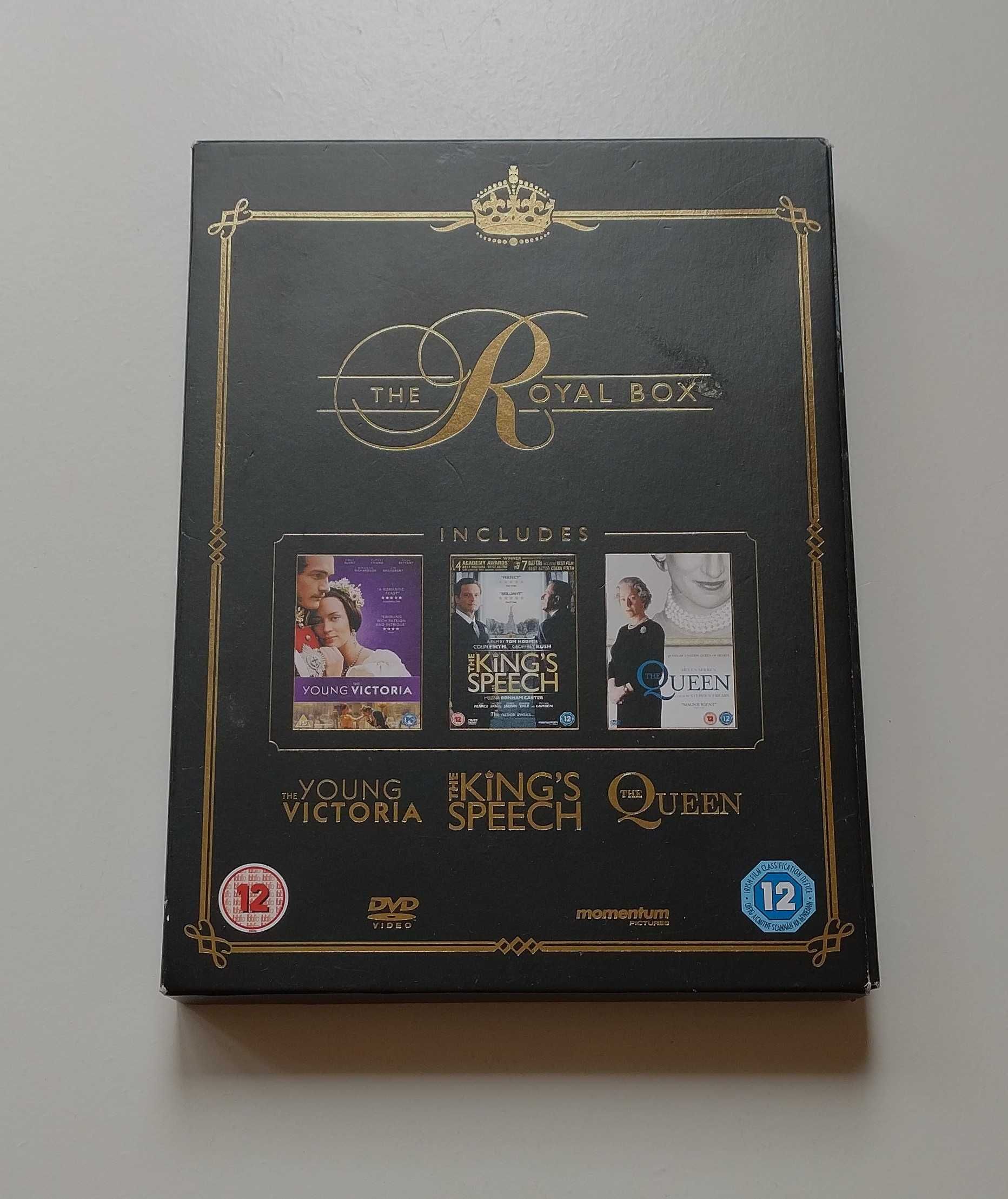 The Royal Box DVD Set Young Victoria King's Speech The Queen x3