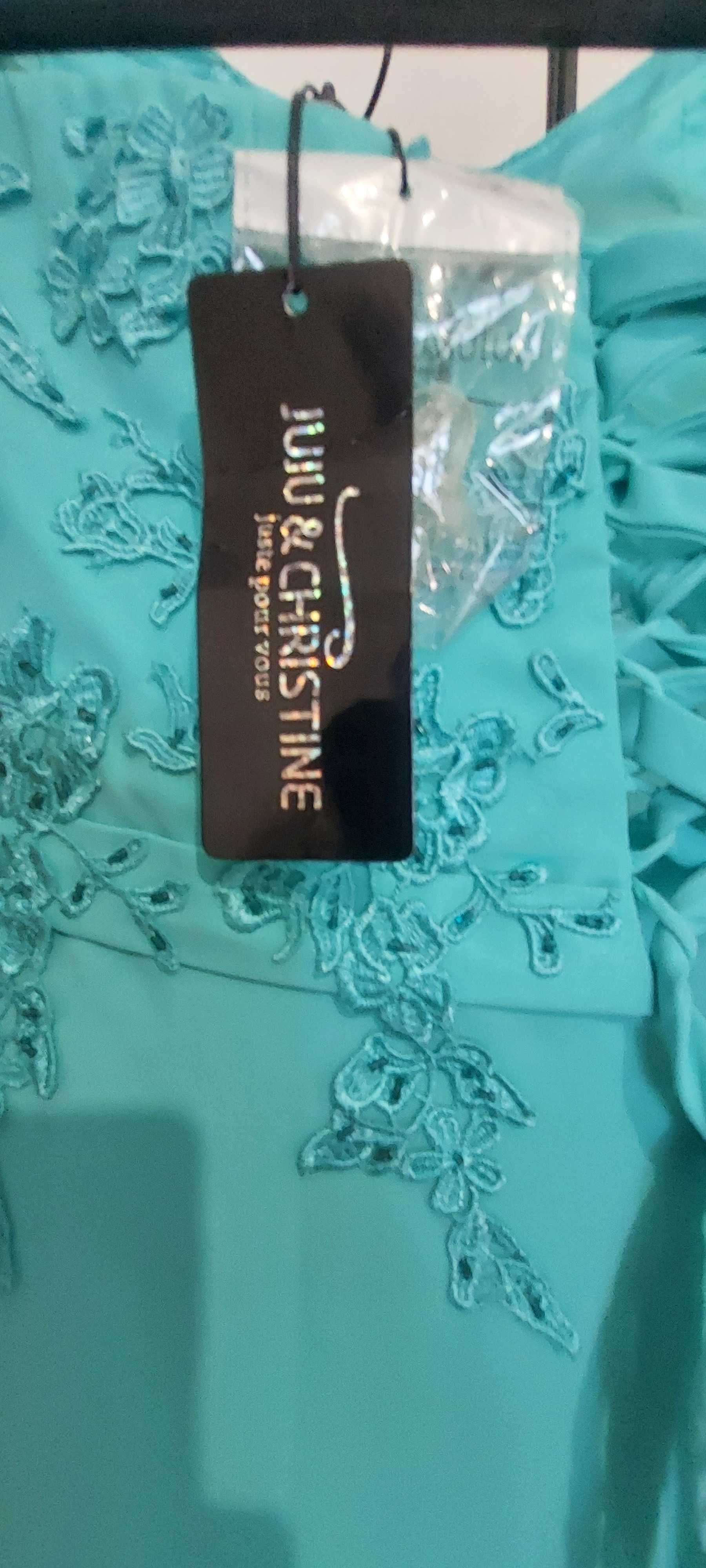 Fabuloso vestido verde menta