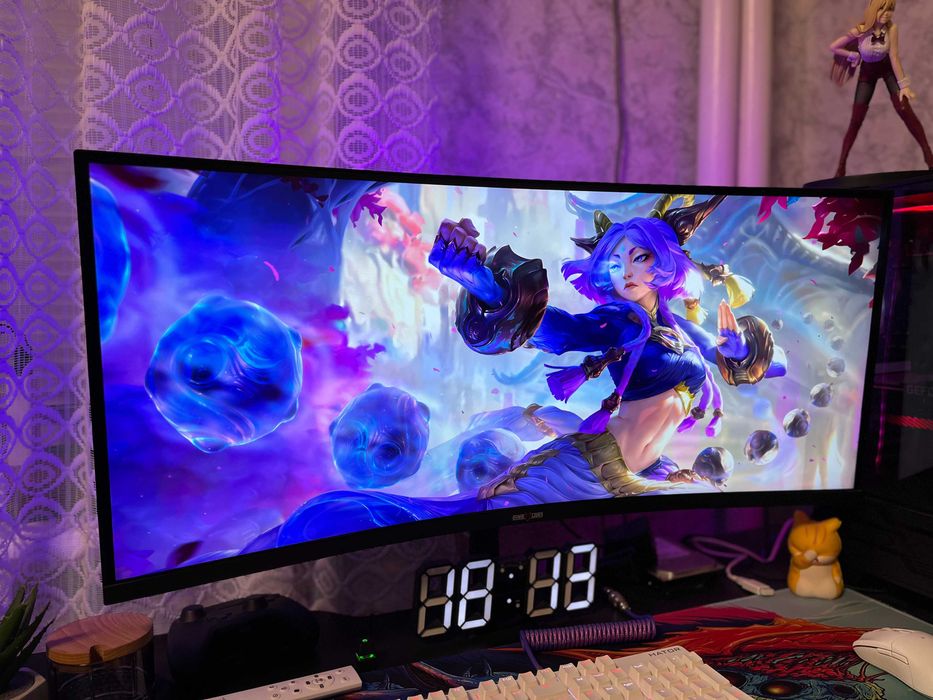 Монітор 34" QUBE Overlord C34UQ144 (Ultra-Wide 2K) 3440×1440