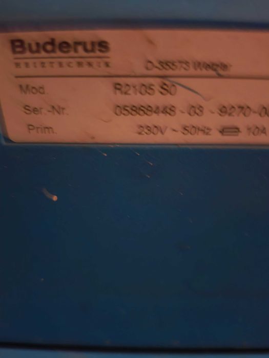 BUDERUS piec olejowy