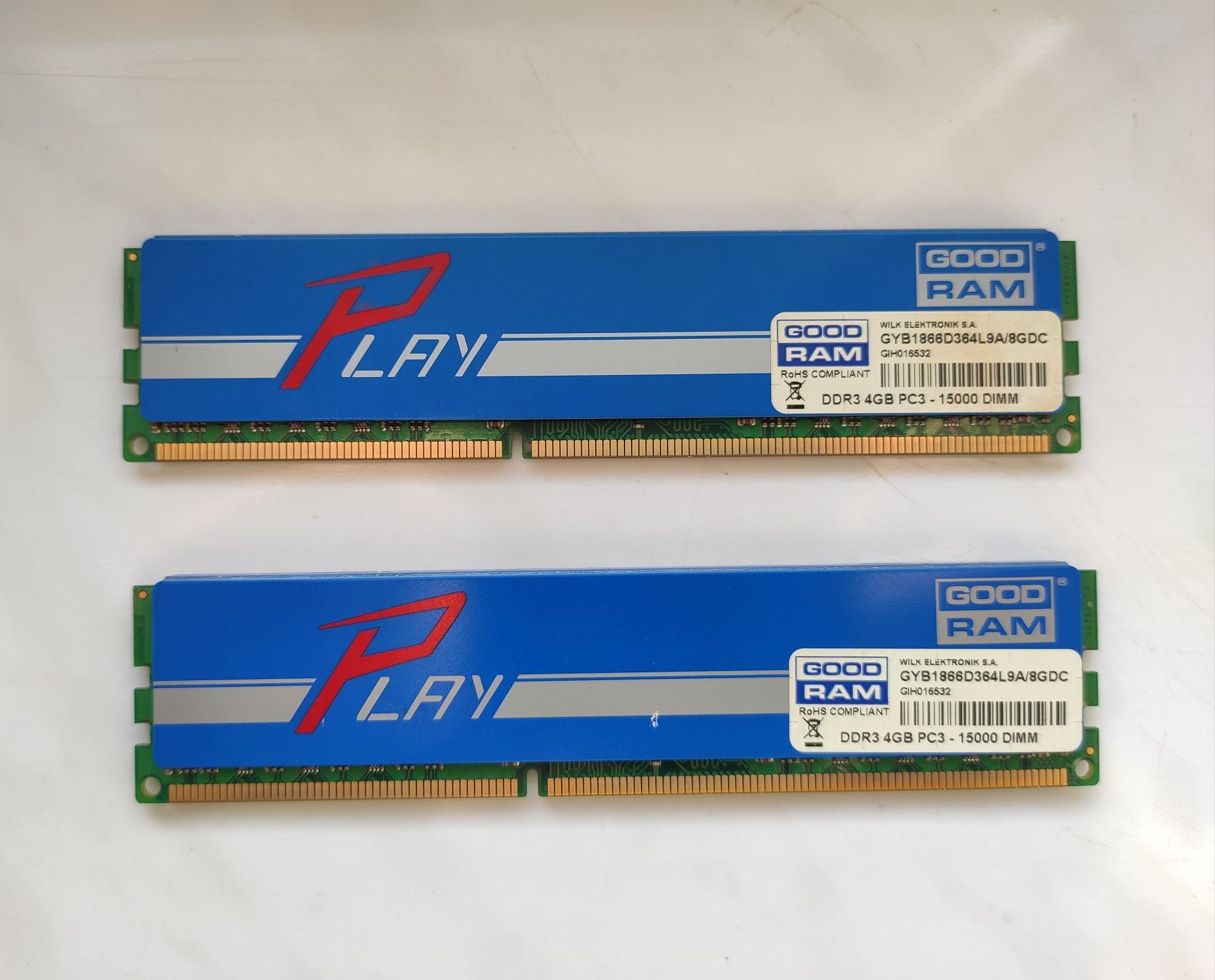 Оперативная память DDR3 Goodram 8gb 2×4gb 1866 Mhz