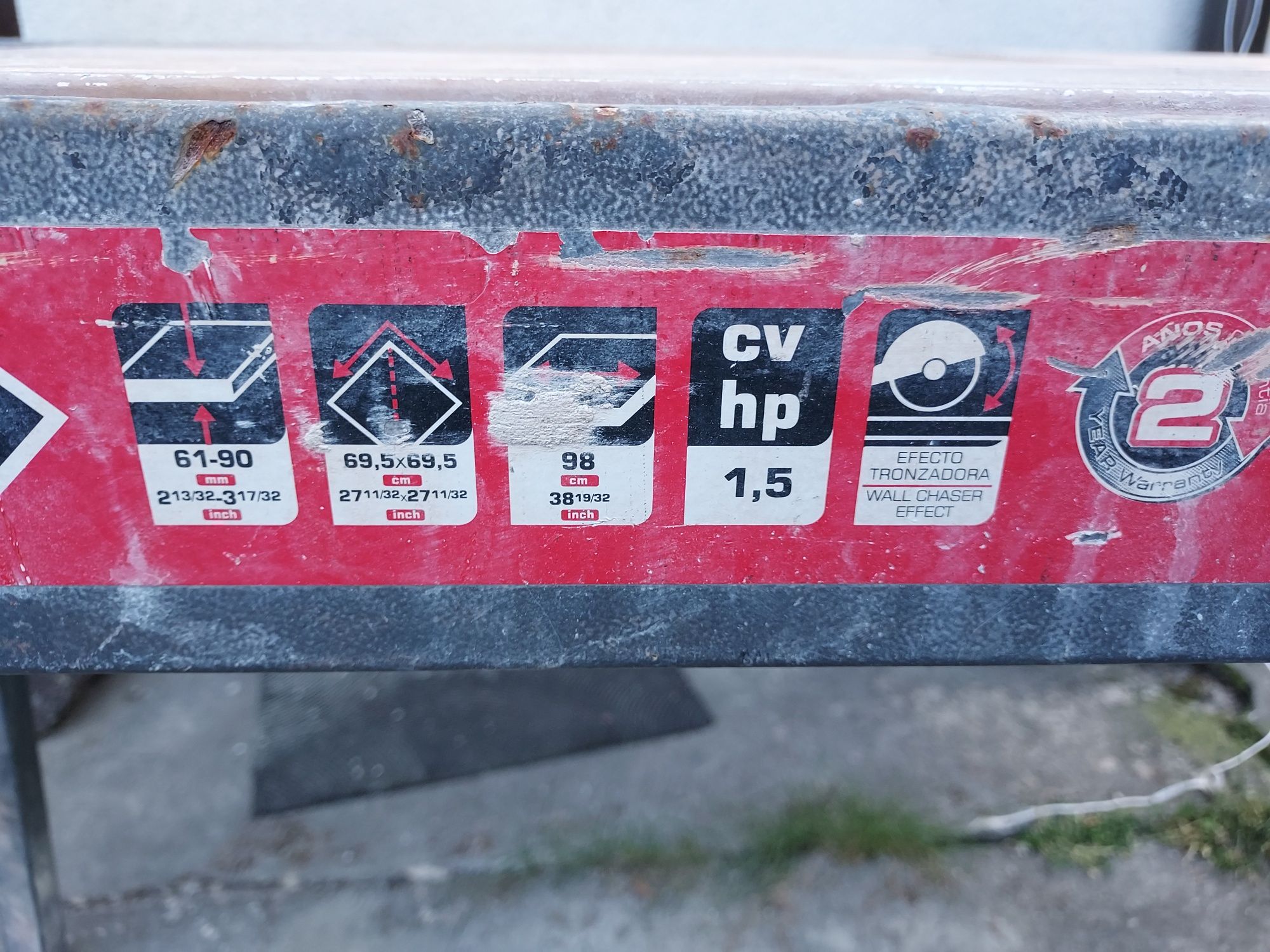 RUBI DC-250 850 elektryczna przecinarka glazury płytek 980mm