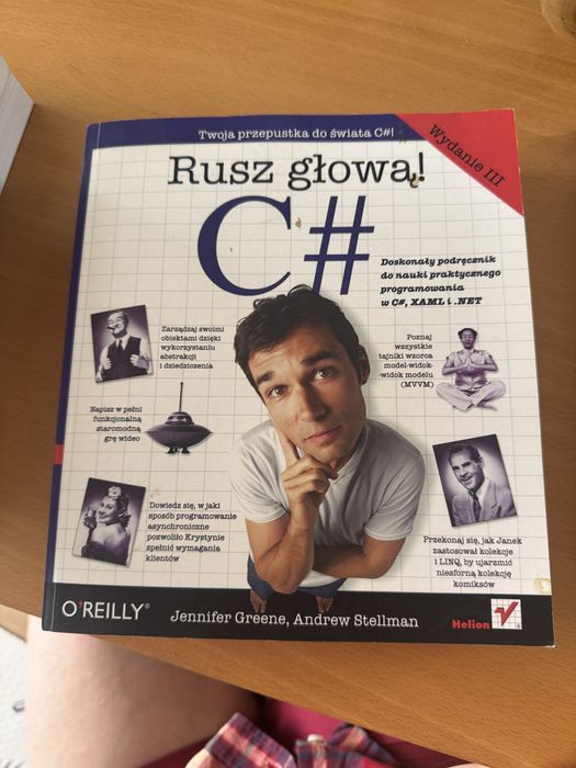Książka programowanie C# XAML .NET Rusz głową