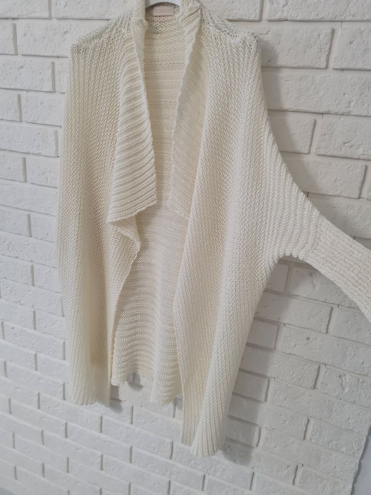 Sweter coco more kardigan długi uniwersalny