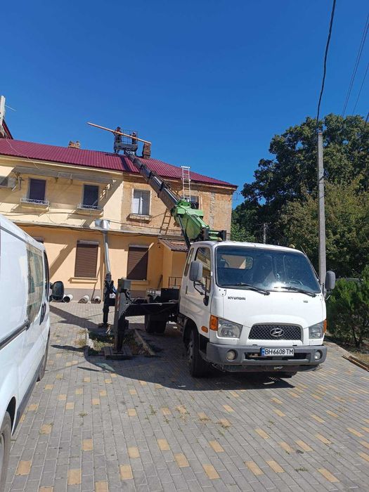 Услуги, аренда автовышка высотой 20м 25м 28м заказ Одесса и область