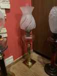 Lampa naftowa mosiężna