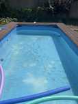 Piscina Bestway 4x2 metros com dois anos de uso