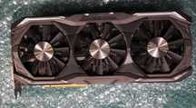 GeForce GTX 1070 Ti AMP Extreme [ZT-P10710B-10P] - 3 duże wentylatory