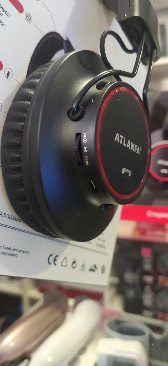 Bluetooth-навушники Atlanfa Monster AT - 7617 з MP3 плеєром і FM радіо