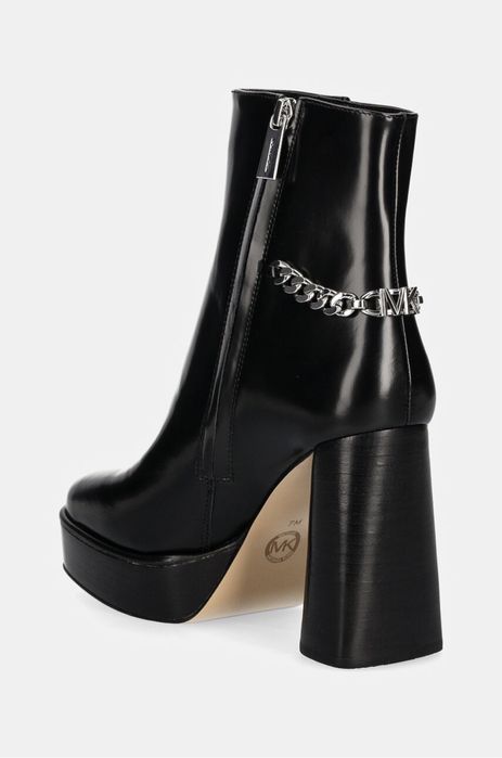 MICHAEL Michael Kors Ботильйони Carlisle Leather Platform Boot