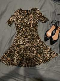 Платье леопарт