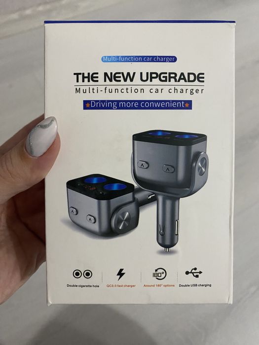 Автомобільний зарядний пристрій у прикурювач usb, адаптер в автомобіль