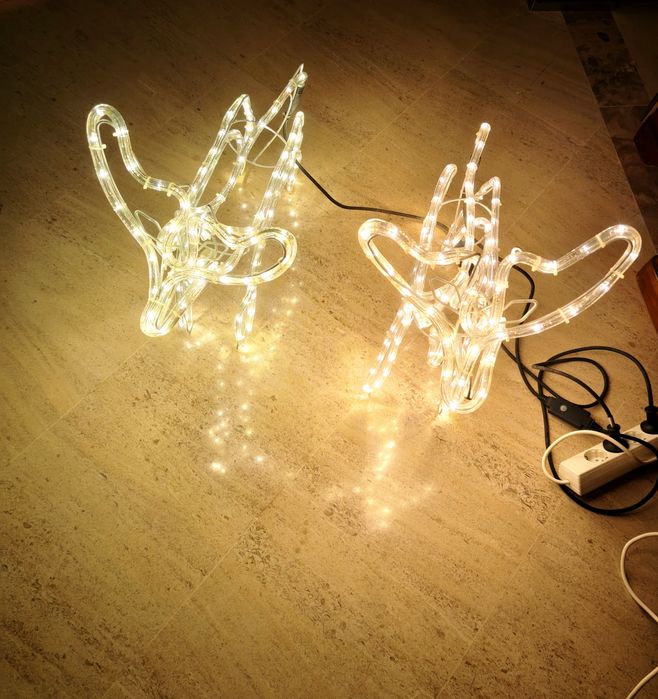 Decoração de Natal - Rena eléctrica para interior ou exterior