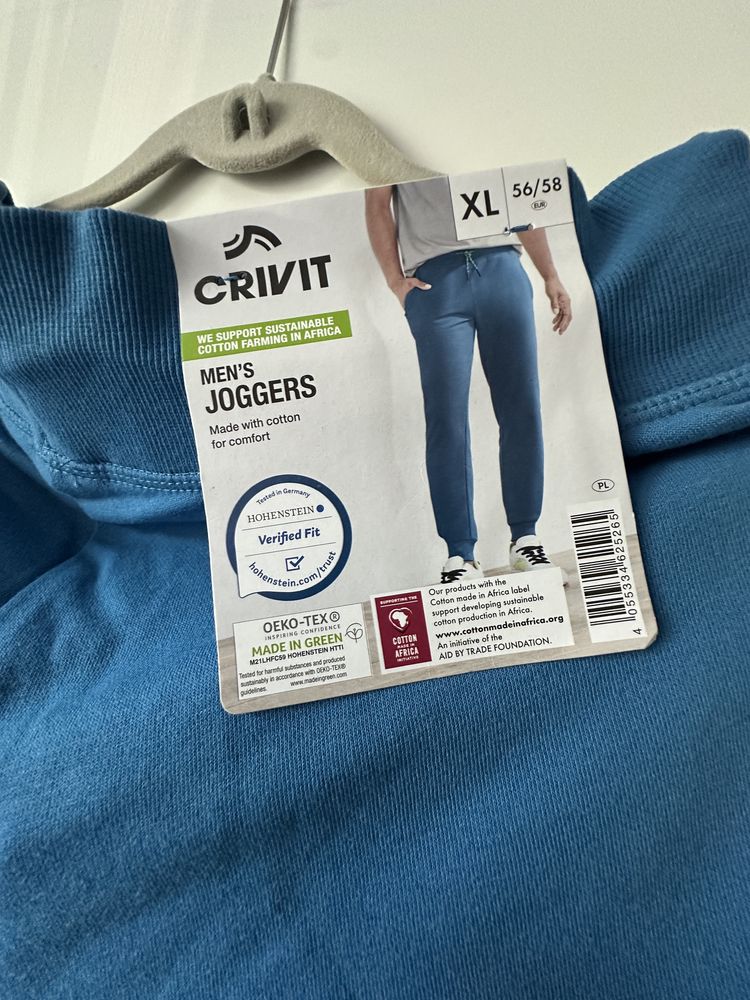 Nowe spodnie dresowe XL Crivit / Lidl
