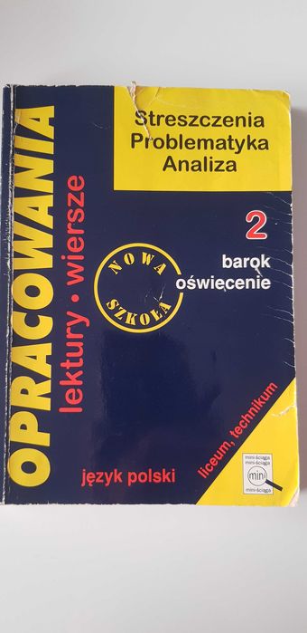 J. Polski barok oświecenie opracowanie