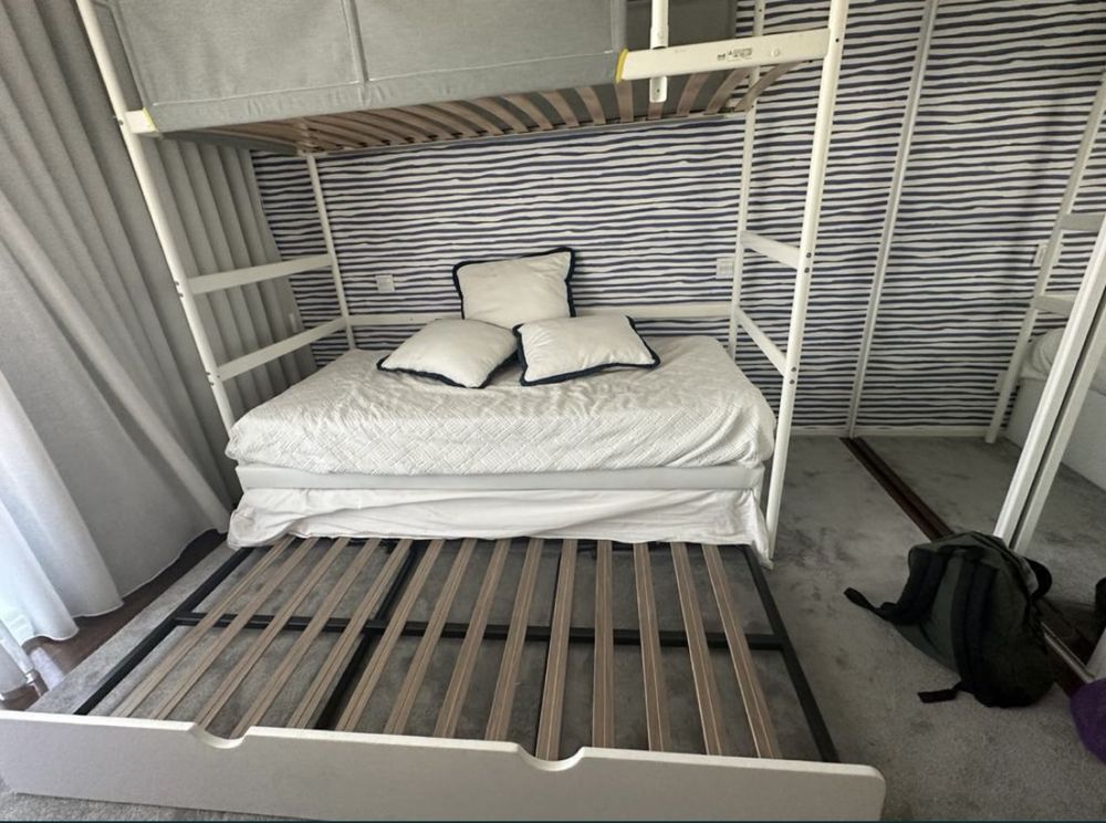 Cama / Beliche Triplo de luxo para quarto