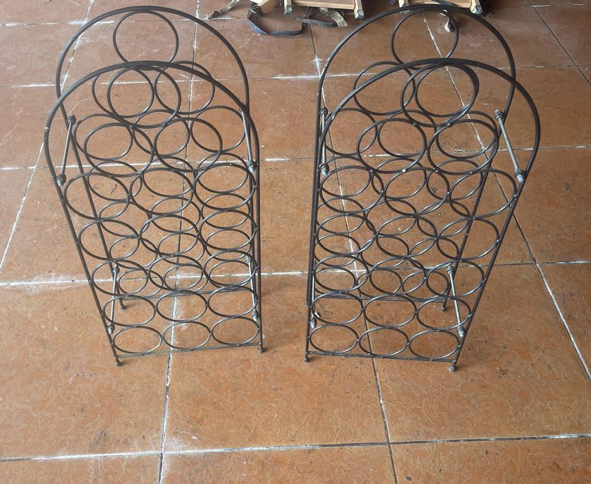 Suporte garrafas ferro