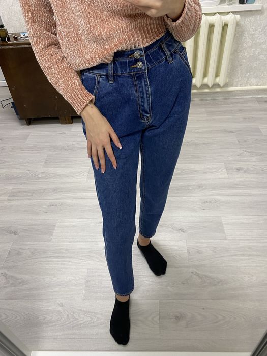 Джинси сині Mom