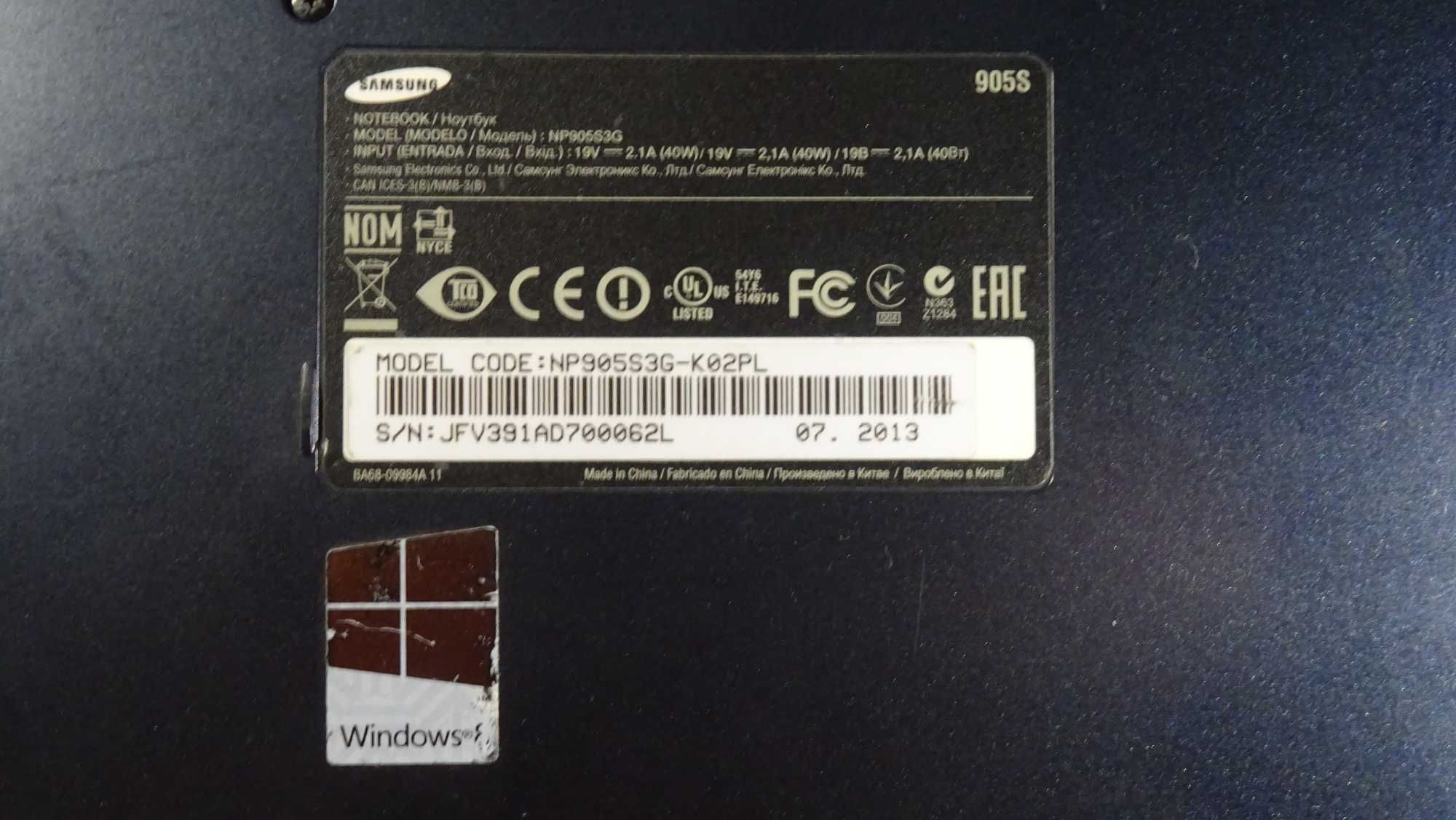 Samsung Ativ Book 9 Lite / 120GB SSD / 4GB RAM