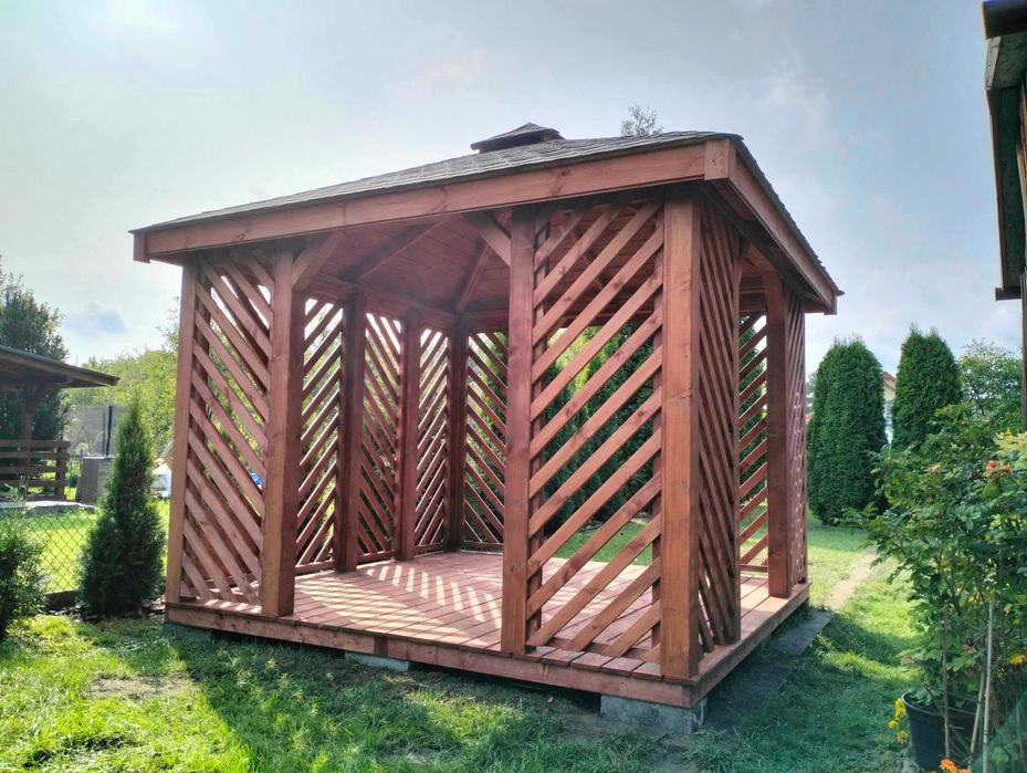 Altana ogrodowa Jaskółka 3x3m -Wykonujemy Altany w każdym rozmiarze