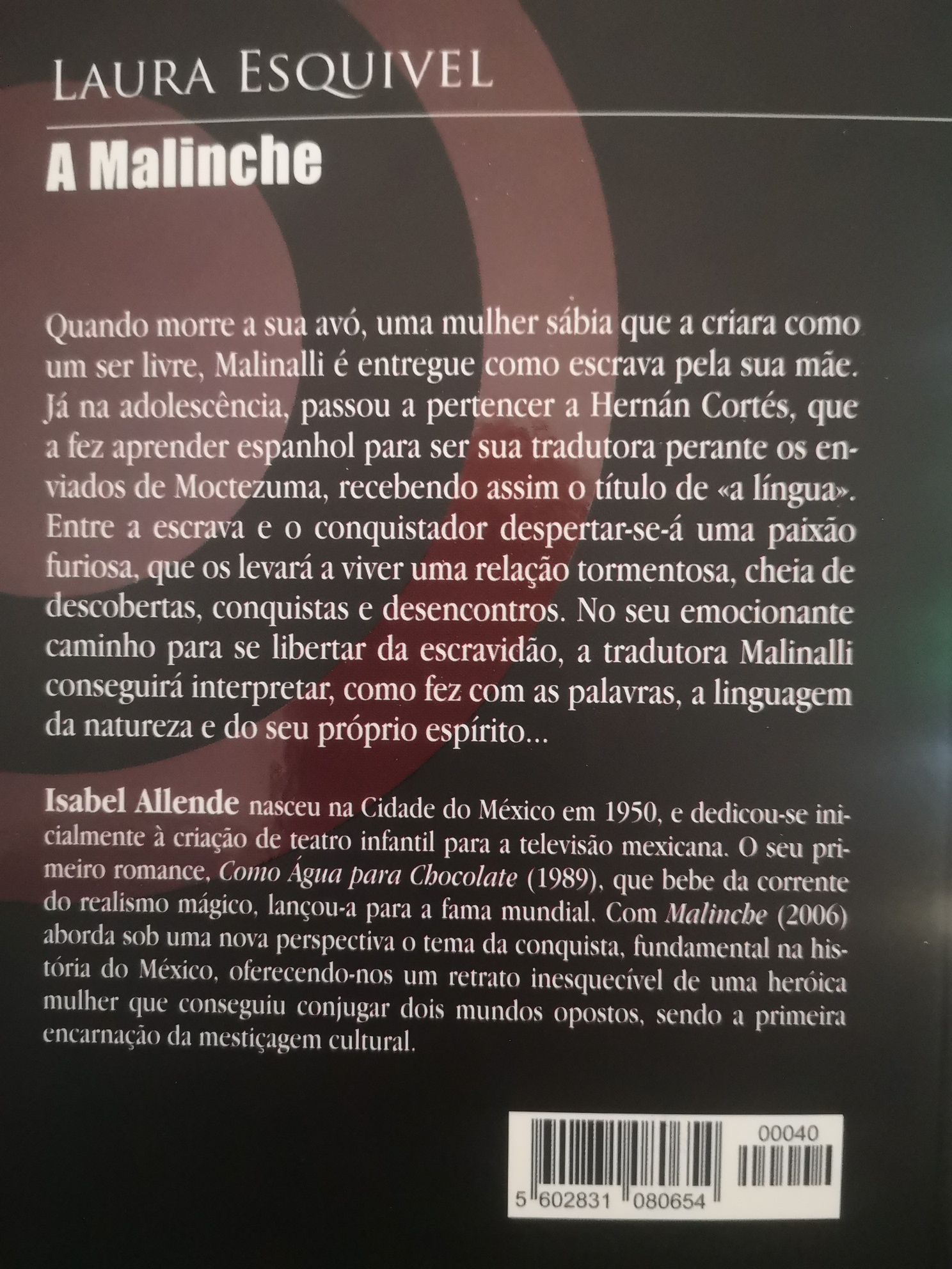 Livro A Malinche de Laura Esquivel