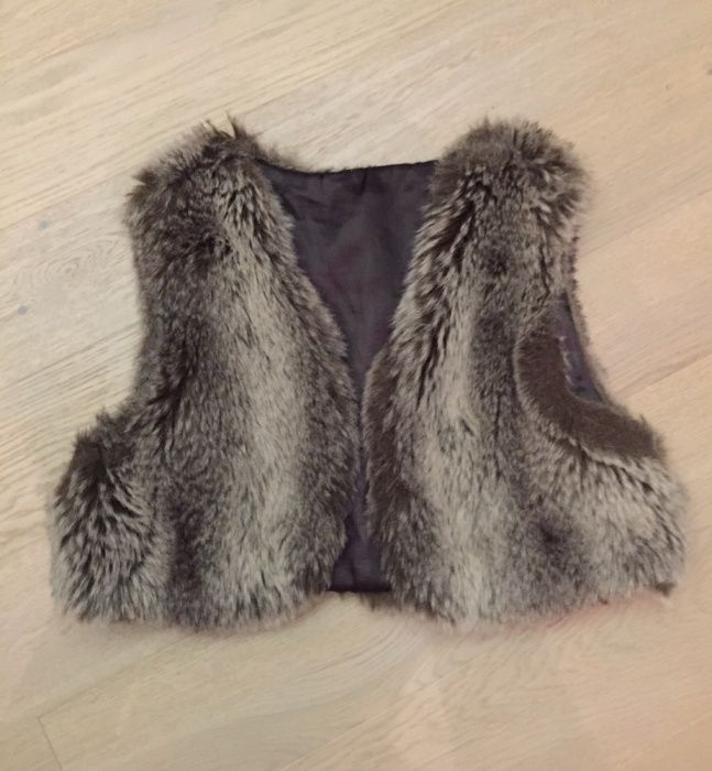 Kamizelka futrzana XL