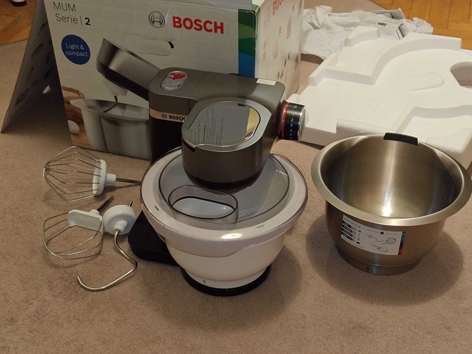 Robot kuchenny planetarny Bosch MUM Serie 2 900W GWARANCJA akcesoria