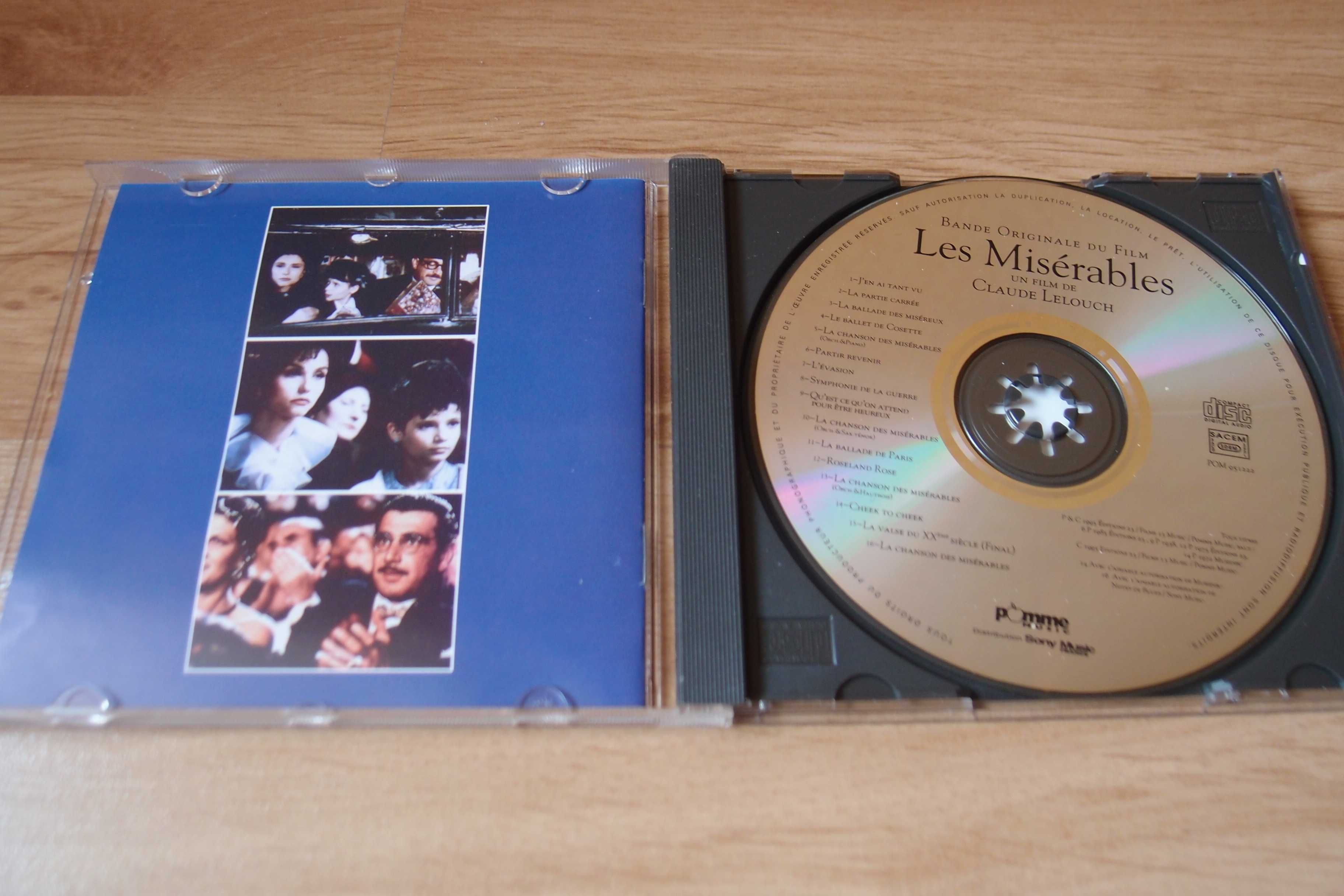 Les Miserables, Patricia Kass, Jean-Paul Belmondo - płyta CD