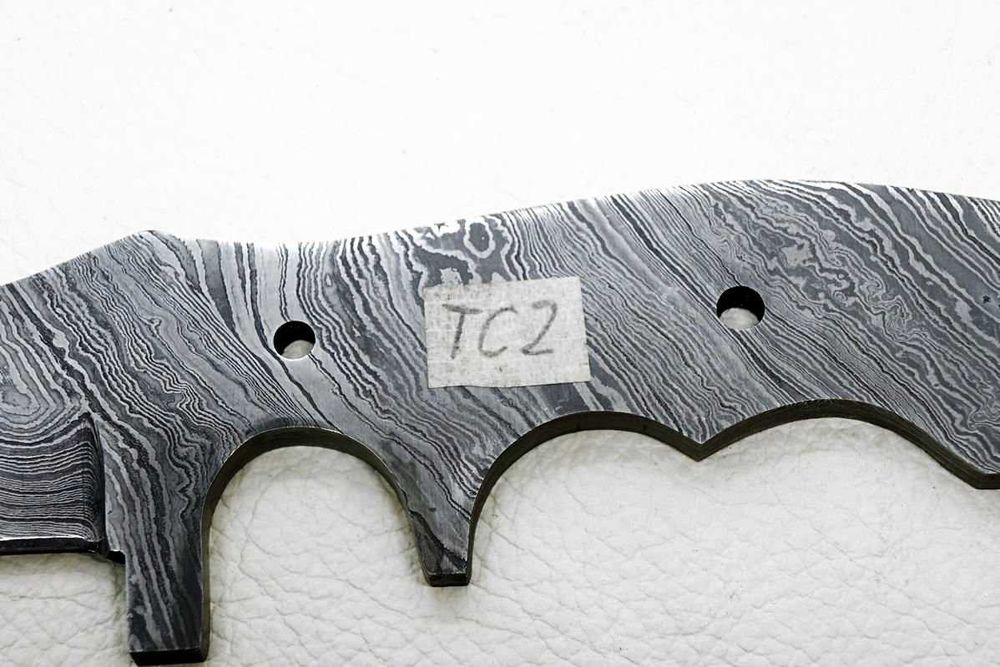 Knifemaking ostrze nóż damast damasceńskiej TC2