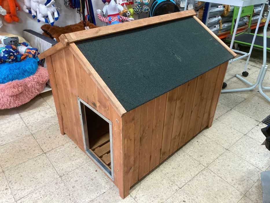NOVO - Casota Exterior de Madeira para Cão, 5 tamanhos