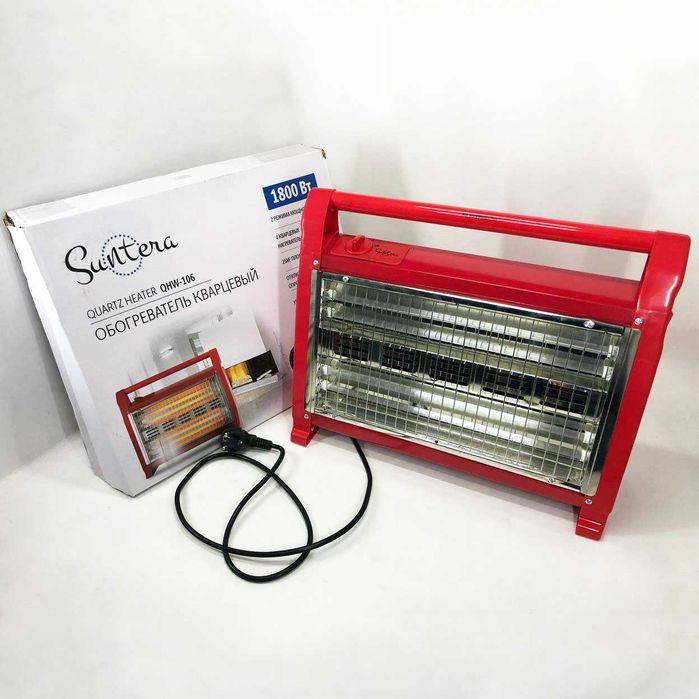 Кварцовий обігрівач Suntera QHW-106 1800 Вт для дому та офісу