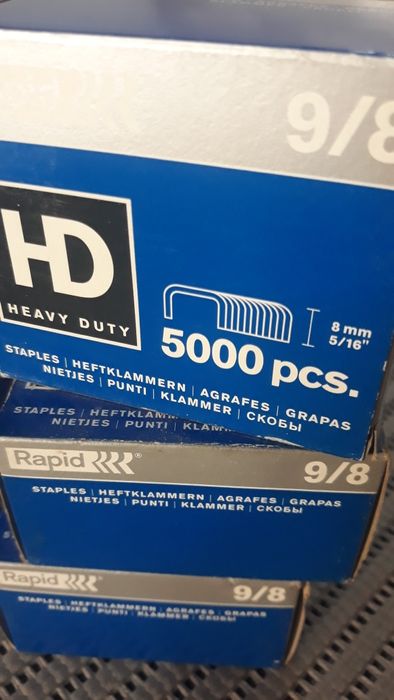 Agrafos Rapid 9×12 / 9x8 (caixas 5000un)