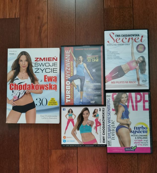 Dvd Chodakowska Wiesenberg turbo skalpel tonique pilates
