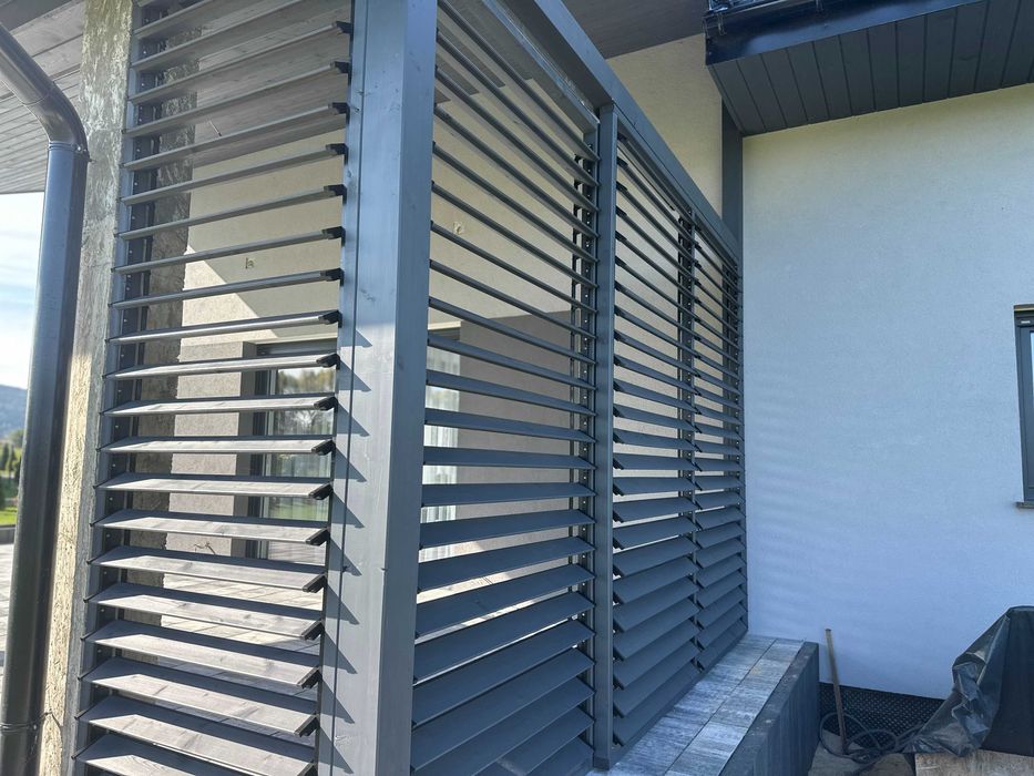Żaluzja tarasowa uchwyt opensystem + deski 120 cm 5 szt. Producent