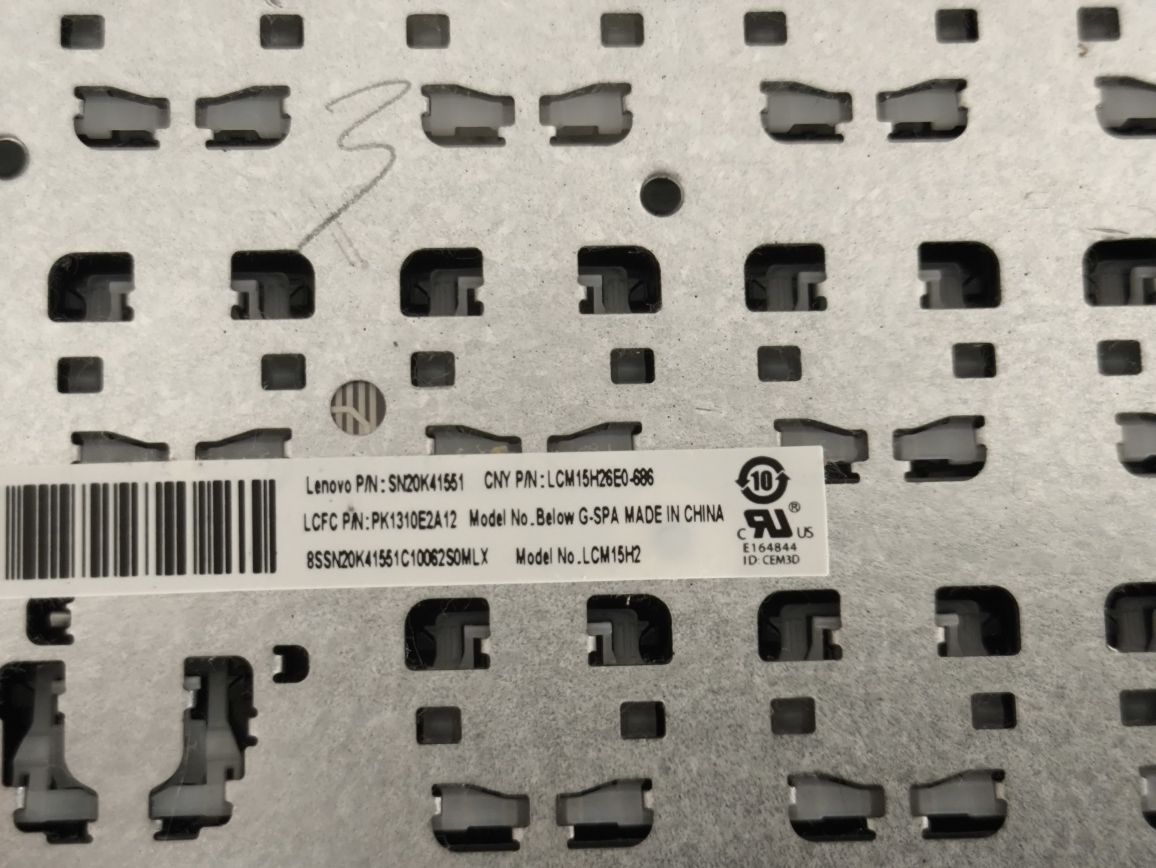Teclado espanhol para Lenovo Ideapad 100